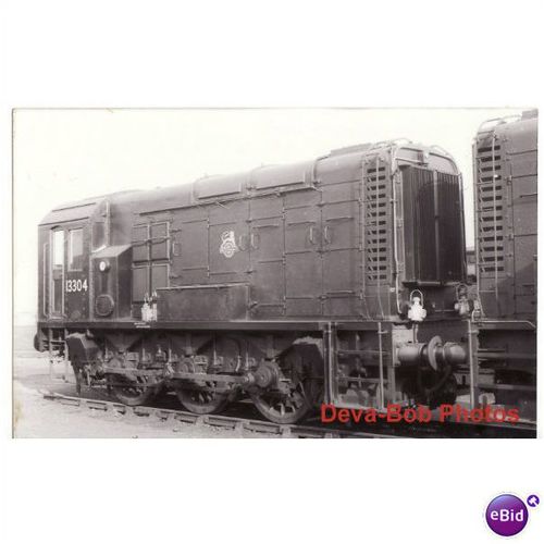Railway Photo BR Class 08 13304 NEASDEN 1957 Diesel Shunter Loco
