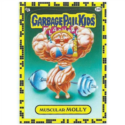 2011 Garbage Pail Kids Flashback Series 2 - #24b - Muscular Molly