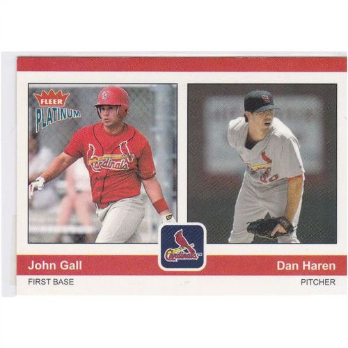 2004 Fleer Platinum Baseball John Gall/Dan Haren