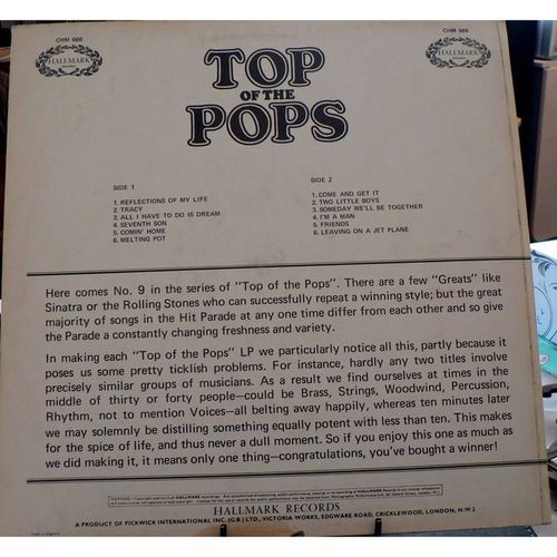 Top Of The Pops - Hallmark Records - CHM 666 - 1970