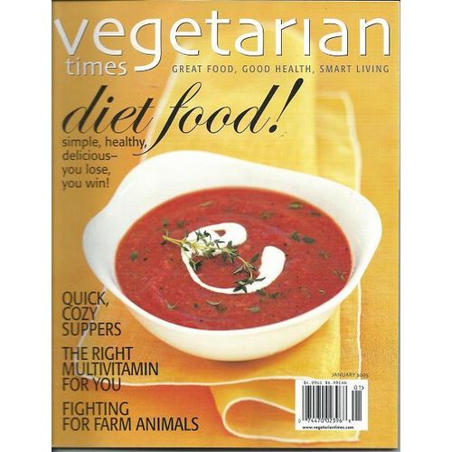VEGETARIAN TIMES magazine JANUARY 2005