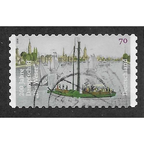 GER 2016 €0.70 (S/A) '200TH ANN OF DIE WESER' FINE USED (EBID60-821)