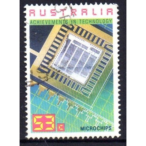 Australia 1987 Achievements in Technology - Microchips 53c Used