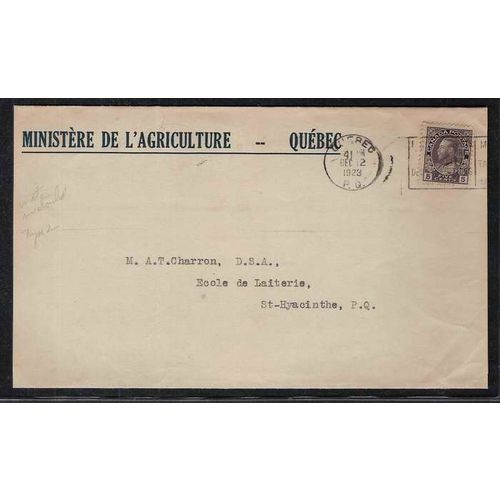 Canada Admiral Quebec 5 CENT Double RATE plus War Tax