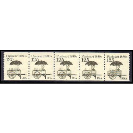 2133 12.5c Pushcart Very Fine MNH Dry Gum PNC 1/5 Z5163