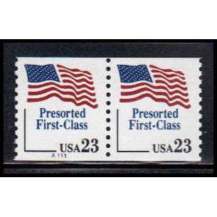 2605 23c U.S. Flag Very Fine MNH CNP Left A111 PA1414