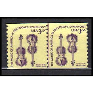 1813 3.5c Violins Fine MNH Dry Gum CLP CA0344