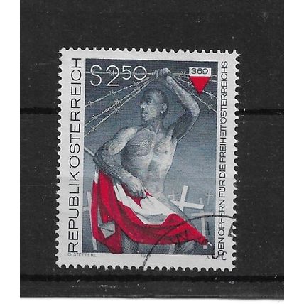 Austria.Martyrs for Austrian Freedom stamp.Fine Used.Aug22a
