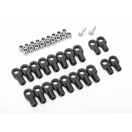 TRA1942 TRAXXAS Rod ends (16 long & 4 short)/ hollow ball connectors (18)/ ball