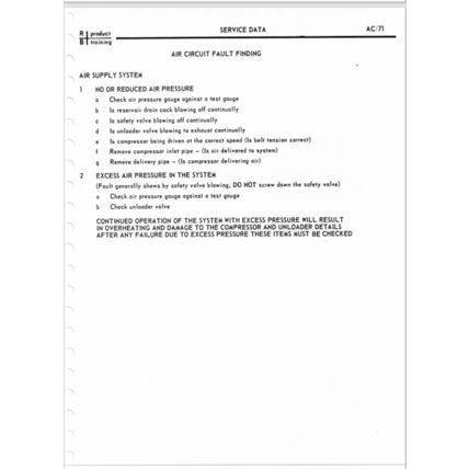 Royston Bucyrus 30RB 38RB Product Training Service Course Book PDF