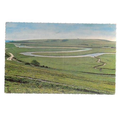 CUCKMERE VALLEY, SEAFORD SUSSEX unused vintage postcard =