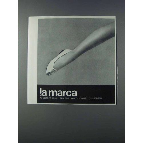 1981 La Marca Shoes Ad