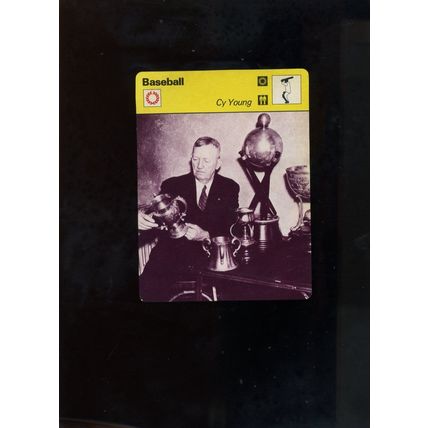 CY YOUNG 1978 with Awards MLB Baseball Sportscaster Card #51-03 EXC.