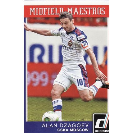 Donruss Soccer 2015 1 Alan Dzagoev Midfield Maestros