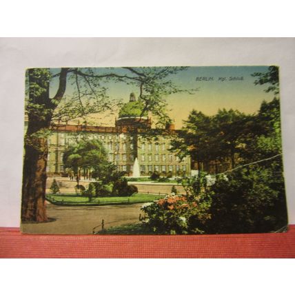 KGL. SCHLOB, BERLIN GERMANY unused antique postcard #
