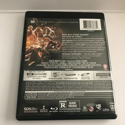 DC Injustice Animated 4K Ultra HD Movie Disc Only (No Blu-Ray No Digital)