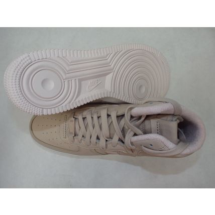 Womens 10.5 Nike Air Force 1 AF1 Sculpt Sand Drift Pink Leather Shoes DC3590-103