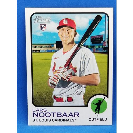 2022 Topps Heritage #32 Lars Nootbaar RC