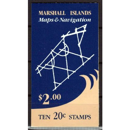 Marshall Islands 41a MNH Complete Booklet Maps ZAYIX 0324S0127M