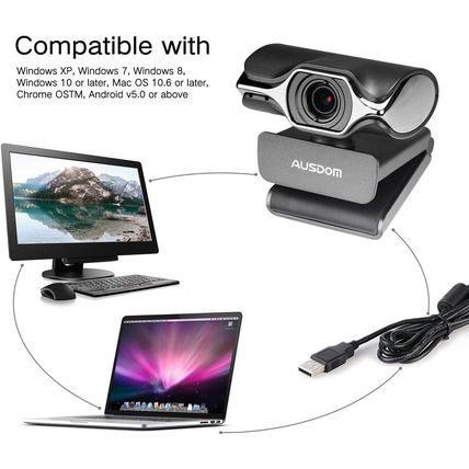 New AUSDOM Webcam 1080P Full HD, AW620
