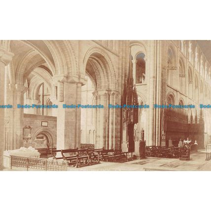 R091075 Cathedral. Interior. Sepia Real Photo Series. Photochrom