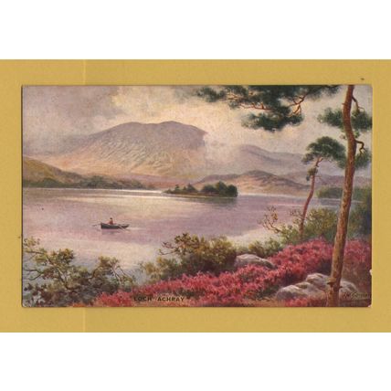 Loch Achray - Postally Unused - Valentine Postcard.