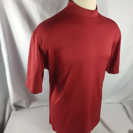 Greg Norman Men's Play Dry Moisture Wicking Golf T-Shirt, Maroon, Size XXL