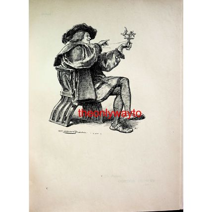 Puppets, Gordon Brown, Book Illustration (Print), 1901