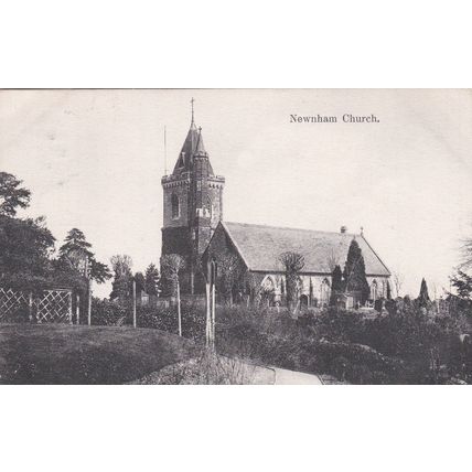 EC212 NEWNHAM CHURCH . PRINTED POSTCARD
