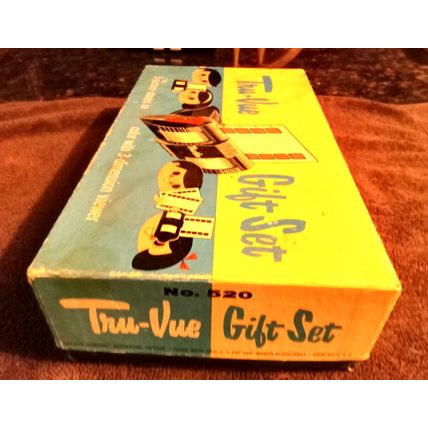 Old Vintage Original View Master # 520 Tur-Vue Gift Set In Original Box 1929
