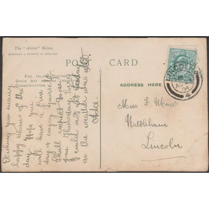 Holy Trinity Church, Stratford-on-Avon, 1904 - Artist Series Postcard