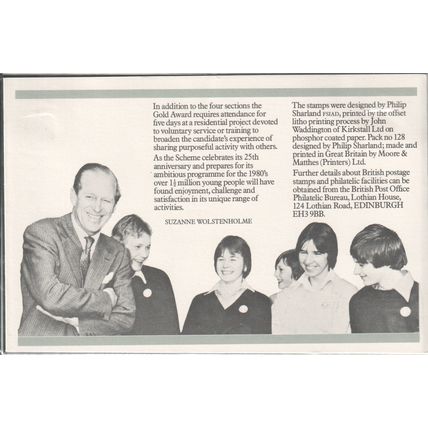 GB stamps 1981 Presentation Pack - 25th Anniv of the Duke of Edinburgh Awards