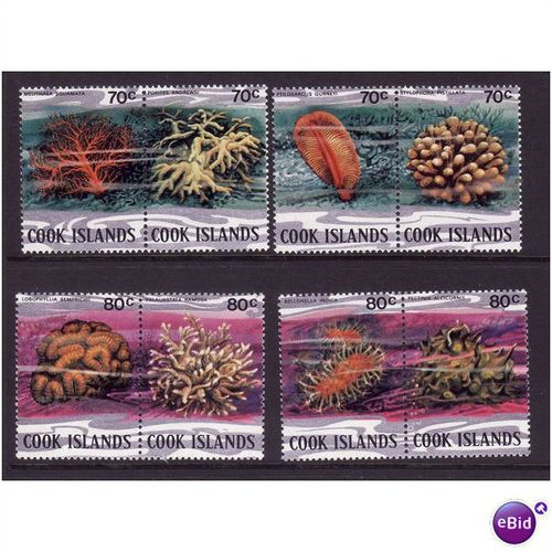 COOK IS 1981 CORALS PART 4 8 VALS U/M MINT
