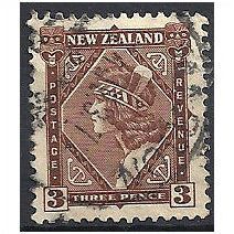 New Zealand 1935 SG561 3d Brown Fine Used ..