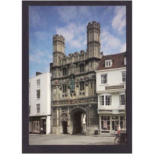 CHRIST CHURCH GATEWAY, FROM BUTTERMARKET - NICE COLOURED - UNUSED