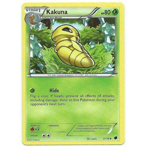 Pokemon Black & White Plasma Freeze - #2/116 - Kakuna