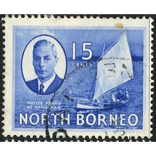 NORTH BORNEO 1950 SG 363 - fine used (o)