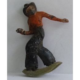VINTAGE Plastic ' COWBOY figure ' ( 1930s )