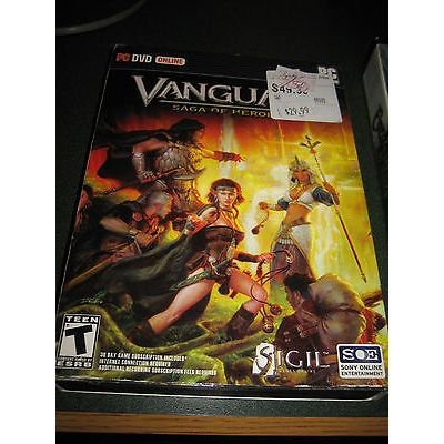 Vanguard: Saga of Heroes (PC DVD Game, 2007) - Disc 1 Only!!!!!