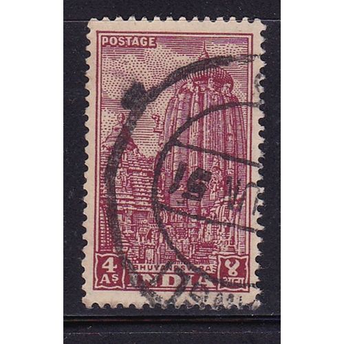 INDIA 1949 4a VALUE USED SG316 #1