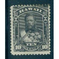 Hawaii 40 10c King Kalakaua Avg Plus MDG NA0527