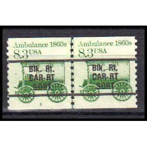 2128a 8.3c Ambulance Fine MNH Dry Gum CNP Left 3 PA0706