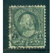 Used 279 1c Benjamin Franklin Fine A05360