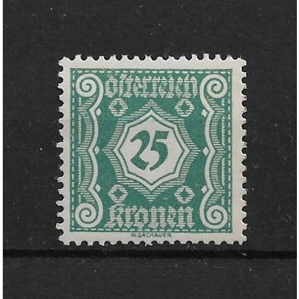 Austria.D529 25k Turquoise.Mounted Mint.Aug22