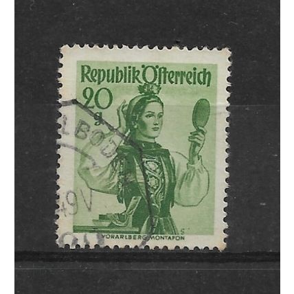 Austria.SG1112 20g "Voralberg Montafon".Fine Used.Aug22c