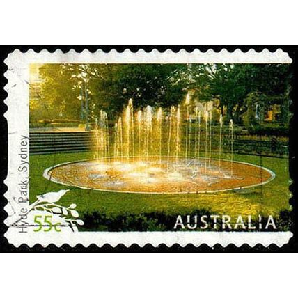 Australia 2009 Parks & Gardens 55c Used P&S Stamp Sydney