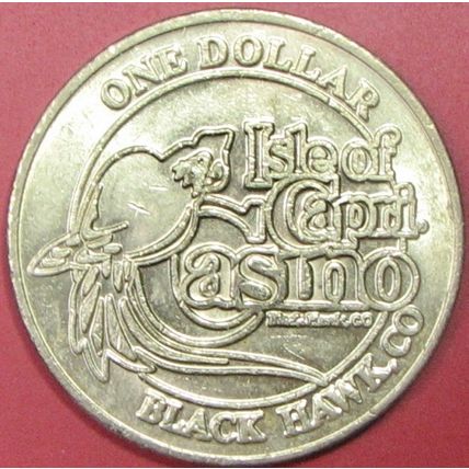 Isle Of Capri. $1 Casino Token. Black Hawk, CO. U77.