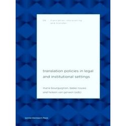 Translation Policies In Legal And Institutional Settings