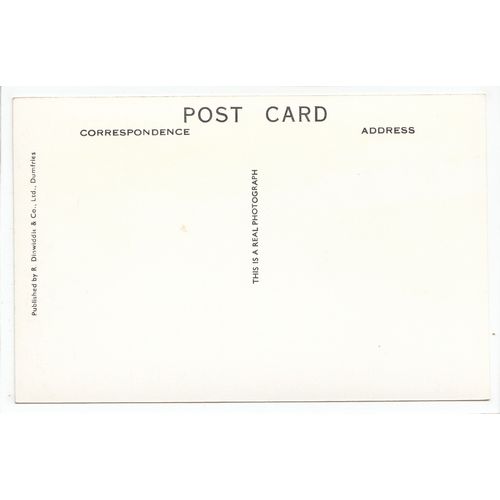 Port Logan Fish Pond Wigtownshire Dinwiddle & Co RP Postcard