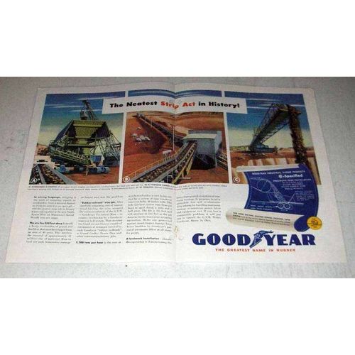 1948 Goodyear Pneumatic Idler Installation Ad